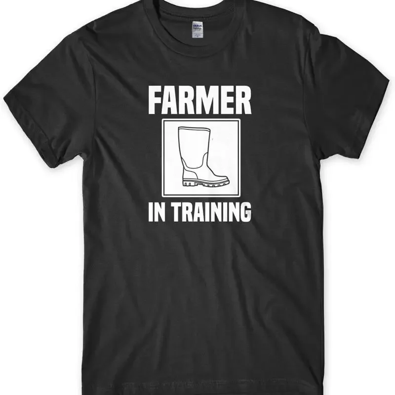 Farmer In Training Lustiges Herren-Unisex-T-Shirt