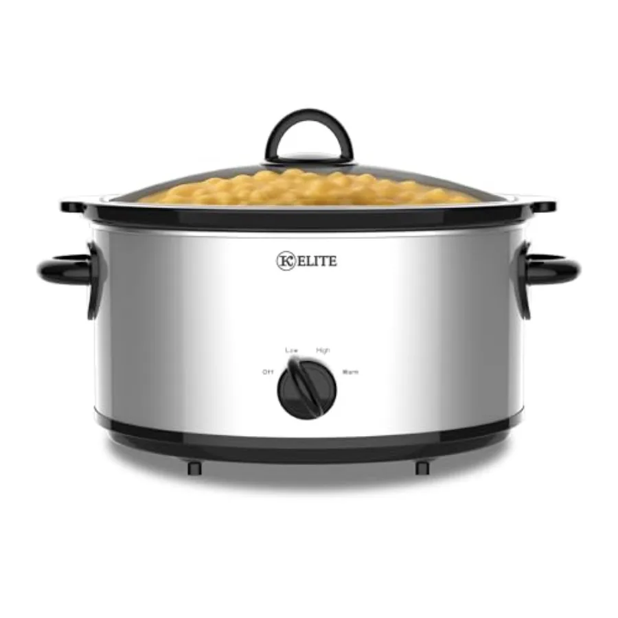 

Мультиварка-скороварка на 7 кварт для больших семей, из нержавеющей стали, с 3 режимами нагрева, с керамической чашей, пригодной для мытья в посудомоечной машине, и из закаленного стекла.