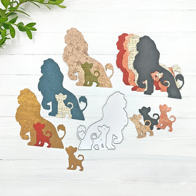 Disney Lion King Metal Cutting Dies Diecut For DIY Scrapbook Paper Cards Making Decorative Craft Diecut New Arrival 2022