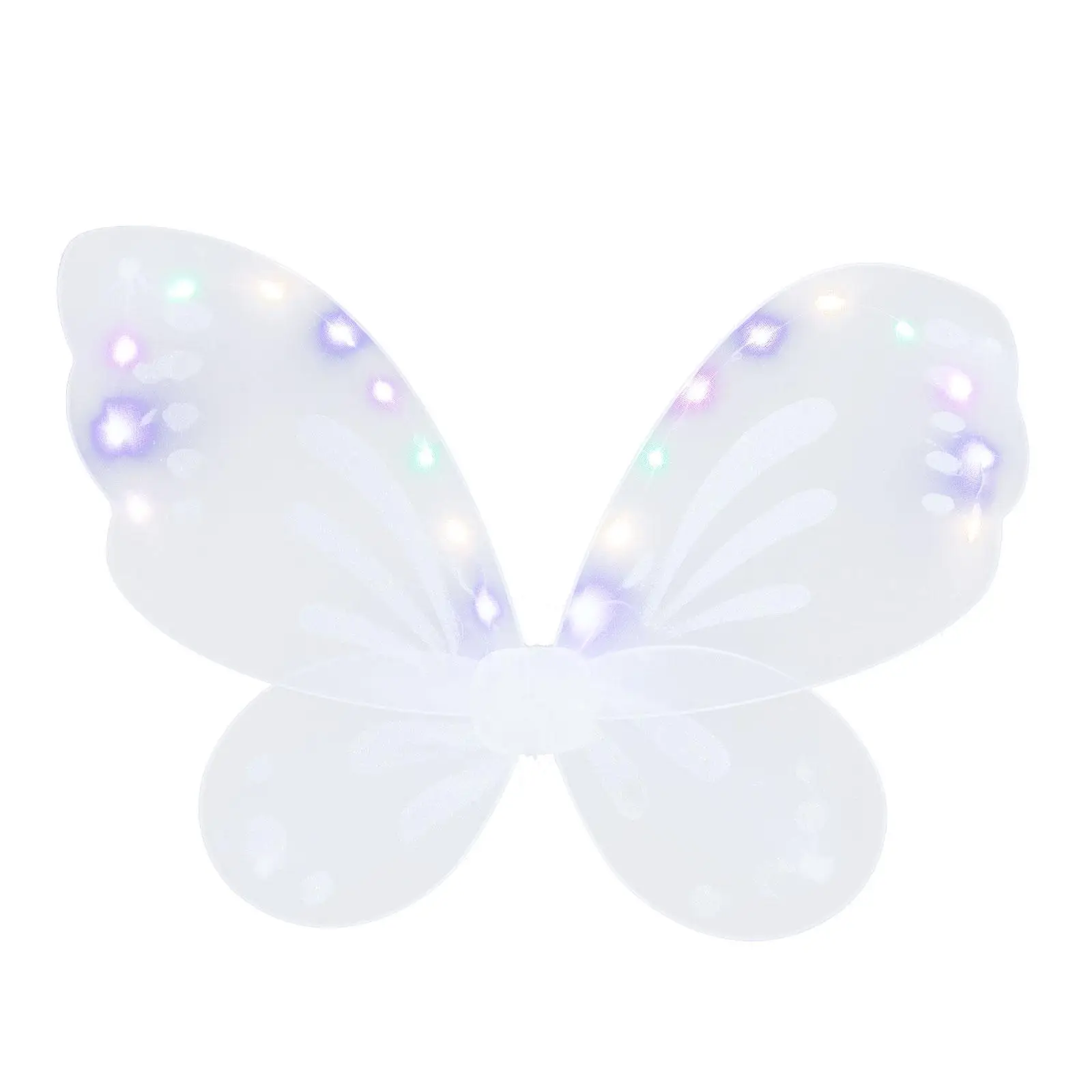 Kinderjurk Vlindervleugels Slijtvaste Vlinders Meisje Supply Prinses Cosplay Wit Kind