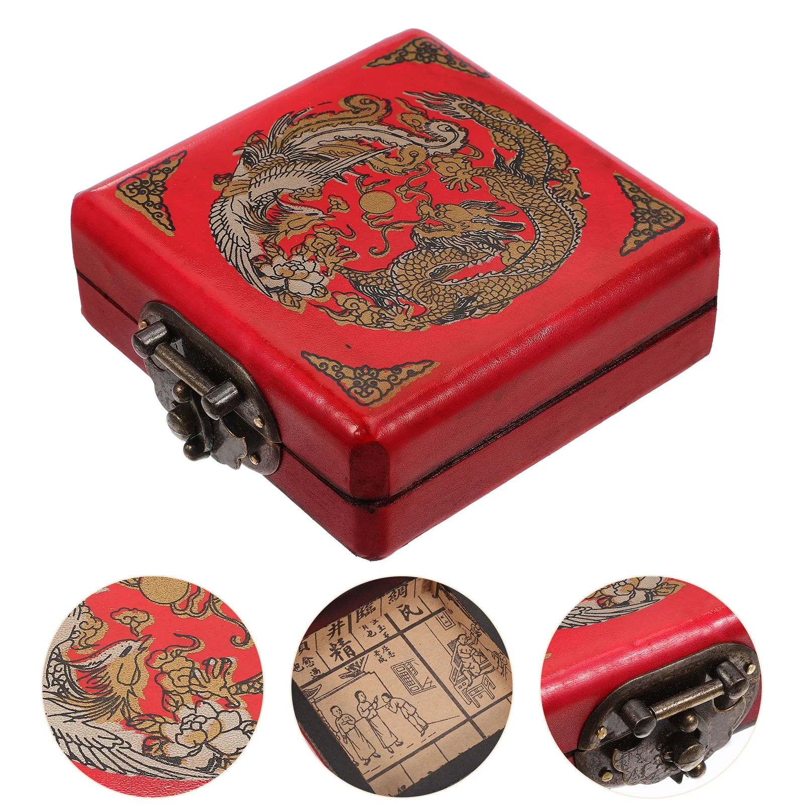 

Vintage Box Decorative Storage Wooden Keepsake Wooden Jewelry Box For Women Boxes Lids Small Trinket Display Organizer