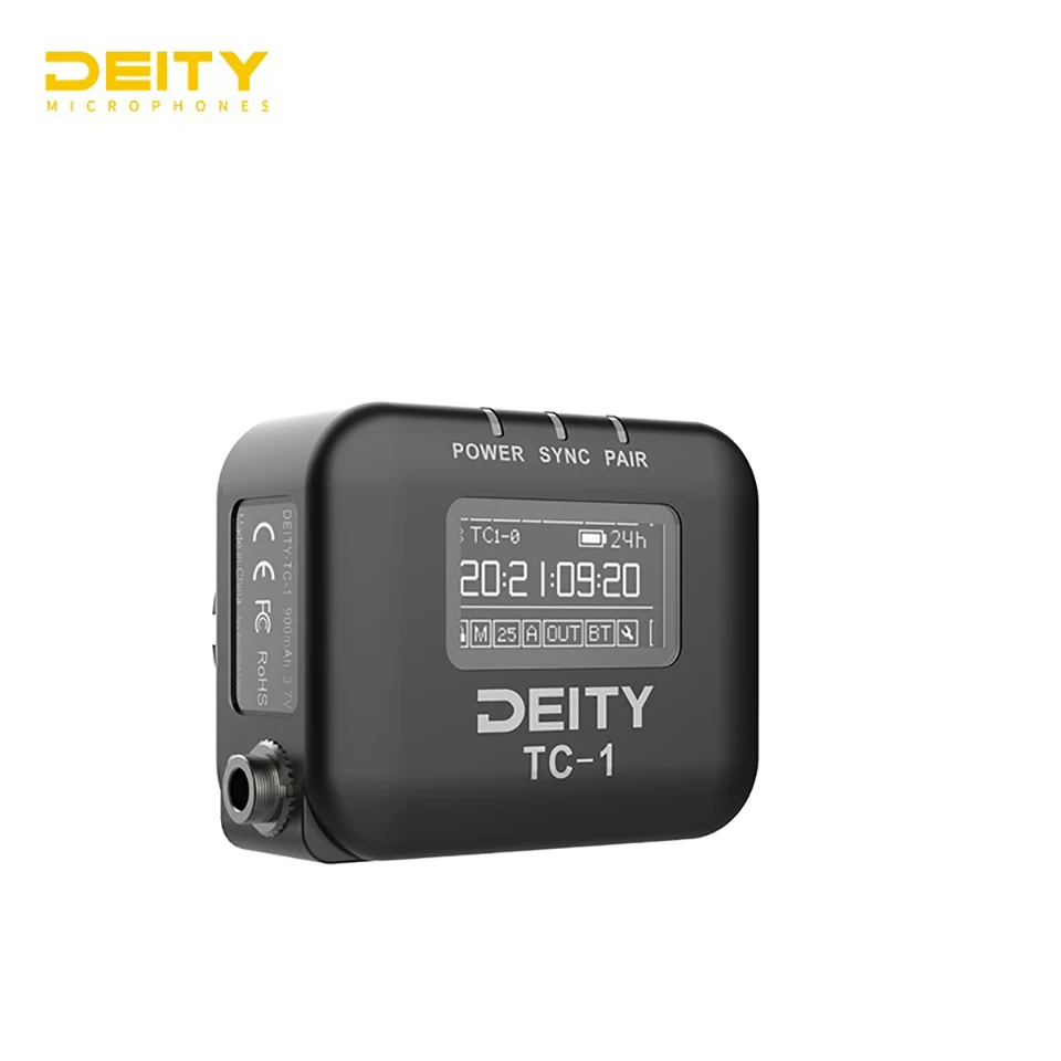 Aputure Deity TC-1 Wireless Timecode Box Generator Omnidirectional Mic for Photography Studio Video Interview Live Streaming