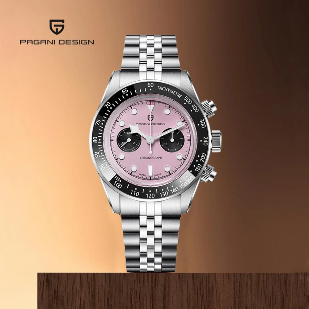 2026 New PAGANI DESIGN Panda Men's Watches Top Luxury Quartz Watch For Men Speed Sports Chronograph Wristwatches AR Sapphire Stainless Steel Waterproof Luminous Man Gift Clock