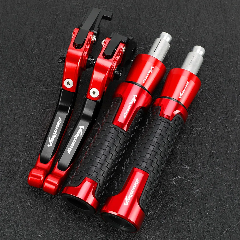 Motorcycle Foldable Brake Clutch Levers 22MM 24MM Handlebar Knobs Handle Grips Ends For Honda XL 1000 XL1000 VARADERO 1999-2013