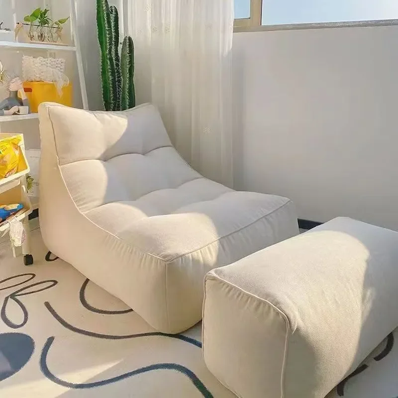 for Lazy Sofa Small Balcony Leisure Bedroom Single Cute Reclining Tatami Internet Celebrity Style