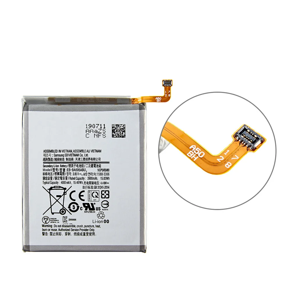 Genuine New EB-BA505ABN EB-BA505ABU 4000mAh Battery For Samsung Galaxy A50 A505F SM-A505F A505FN/DS/GN A505W A30s A30+Tools
