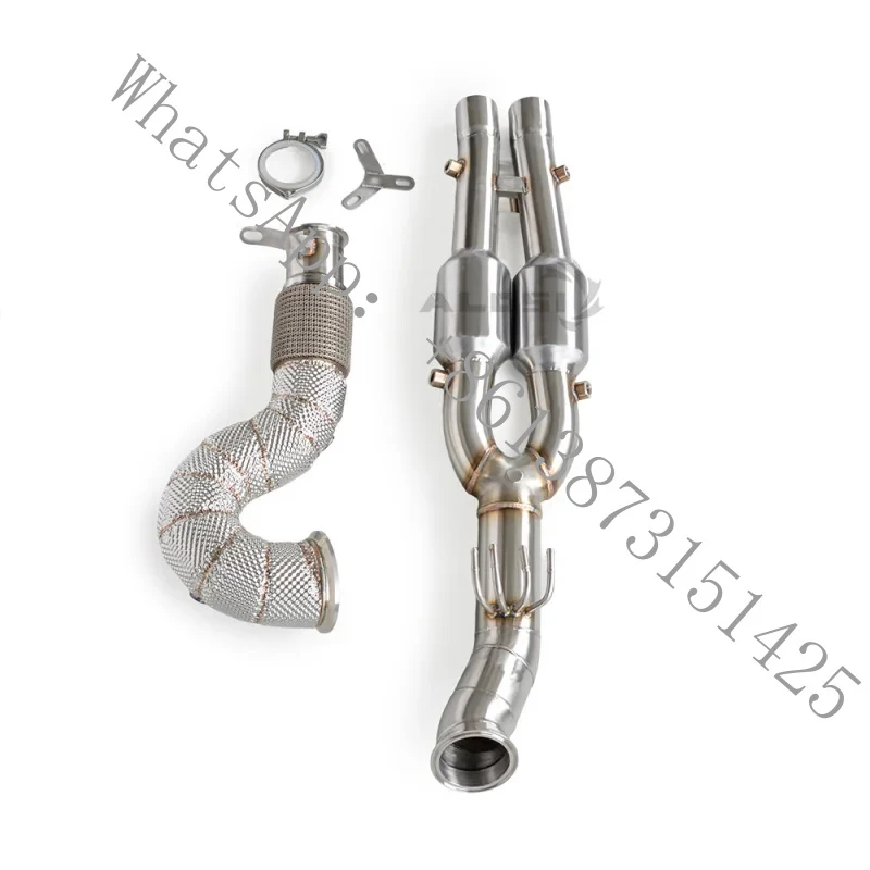 

Высокопроизводительные выхлопные трубы из нержавеющей стали подходят для TTRS 2.5T 2016-2023.