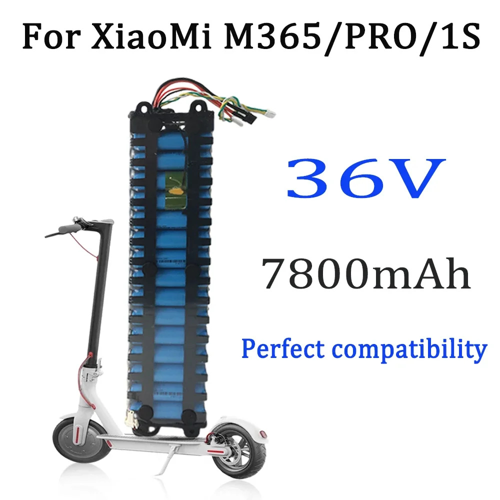 

For Xiaomi M365/Pro/1S Scooter 36V 7800mAH 10S3P 18650 Lithium ion Battery Pack Long lasting endurance