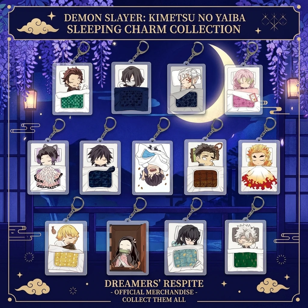 

Anime Demon Slayer Acrylic Keychain Transparent Pendant Accessories Cosplay Gift for Fans Collection Kawaii Cute Anime