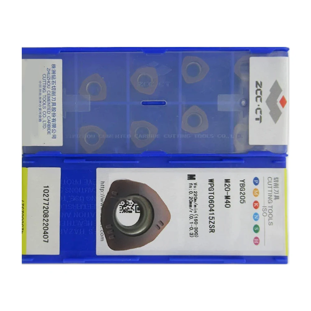 

HUAZHICHUN WPGT060415ZSR YBG205 Carbide CNC Lathe Thread Turning Inserts For Thread Turning Toolholder