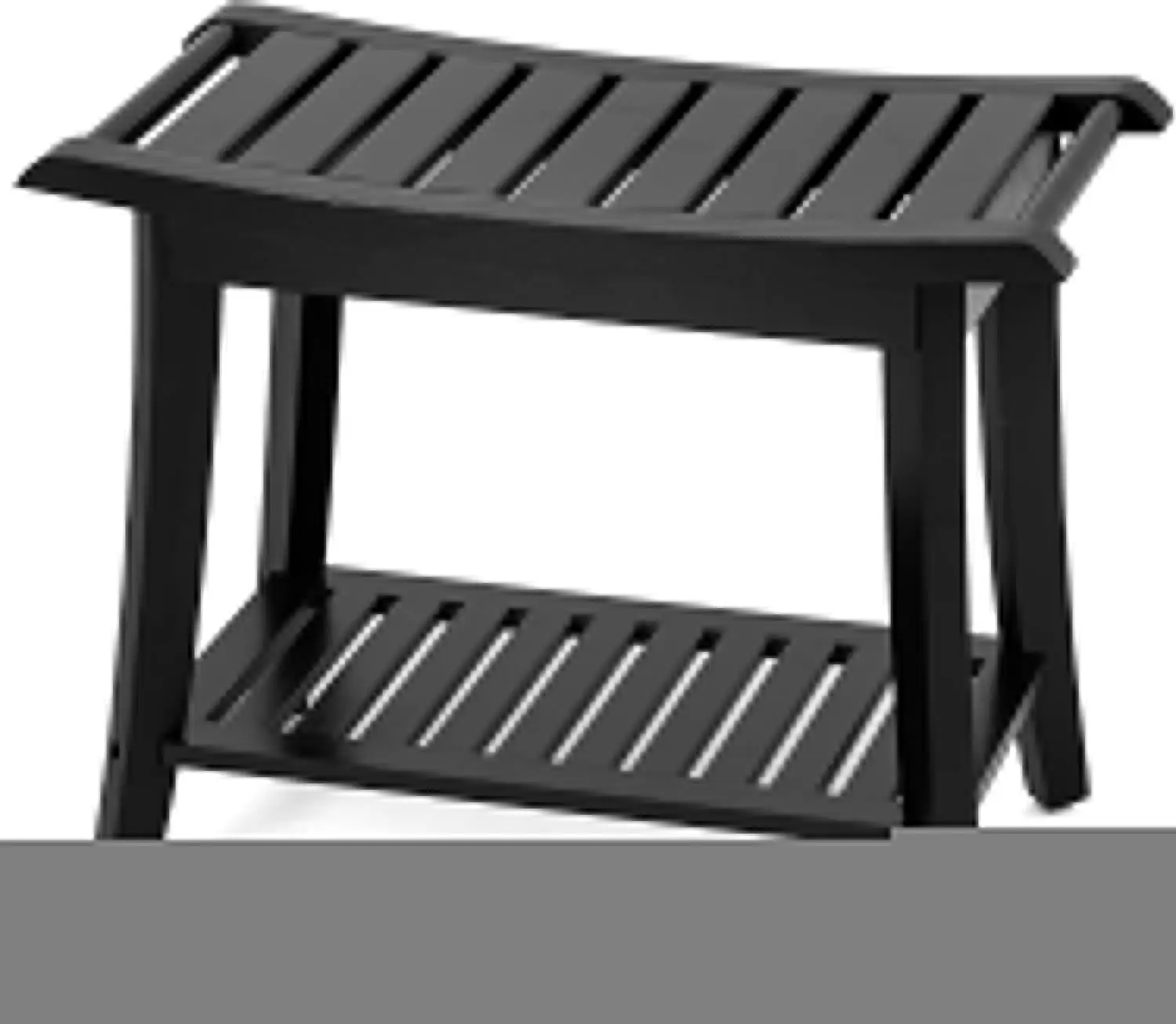 

Bamboo Shower Bench Inside Shower Stool with Storage Shelf, Spa Bath Chair for Bathroom, Seat or Organizer for Living Room, Bedr