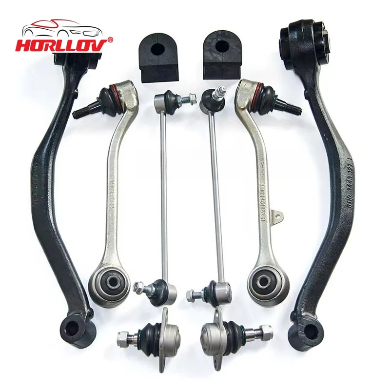 

Full Set Tie Rod Ends Stabilizer Link Bar Bush Suspension Control Arm Kit for BMW X3 2005 E83 E90 E91