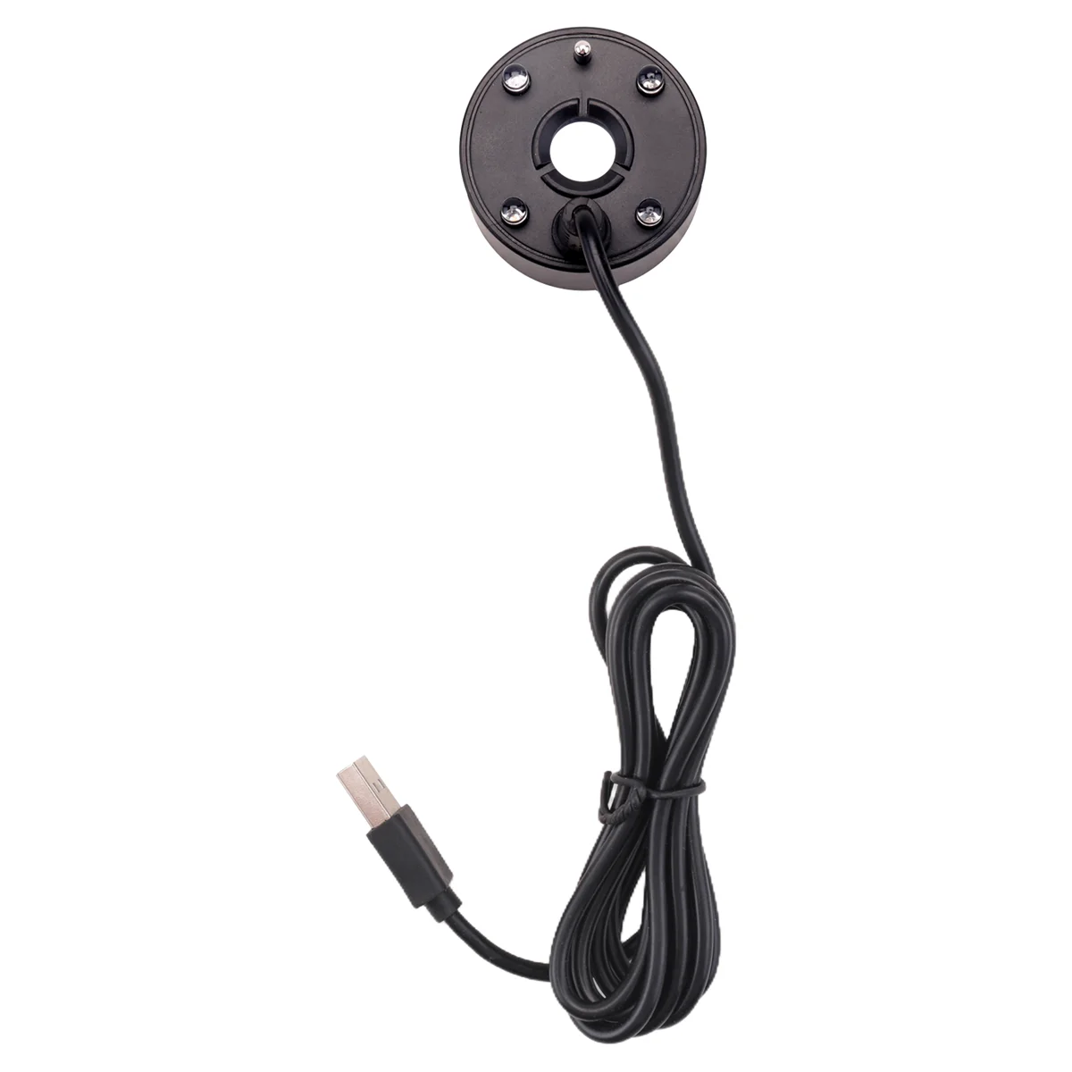 Nouveau brumisateur, Port USB 4 couleurs LED lumières Mini monsieur Machine à brouillard, fontaine intérieure jardin étang brumisateur d'eau atomiseur noir