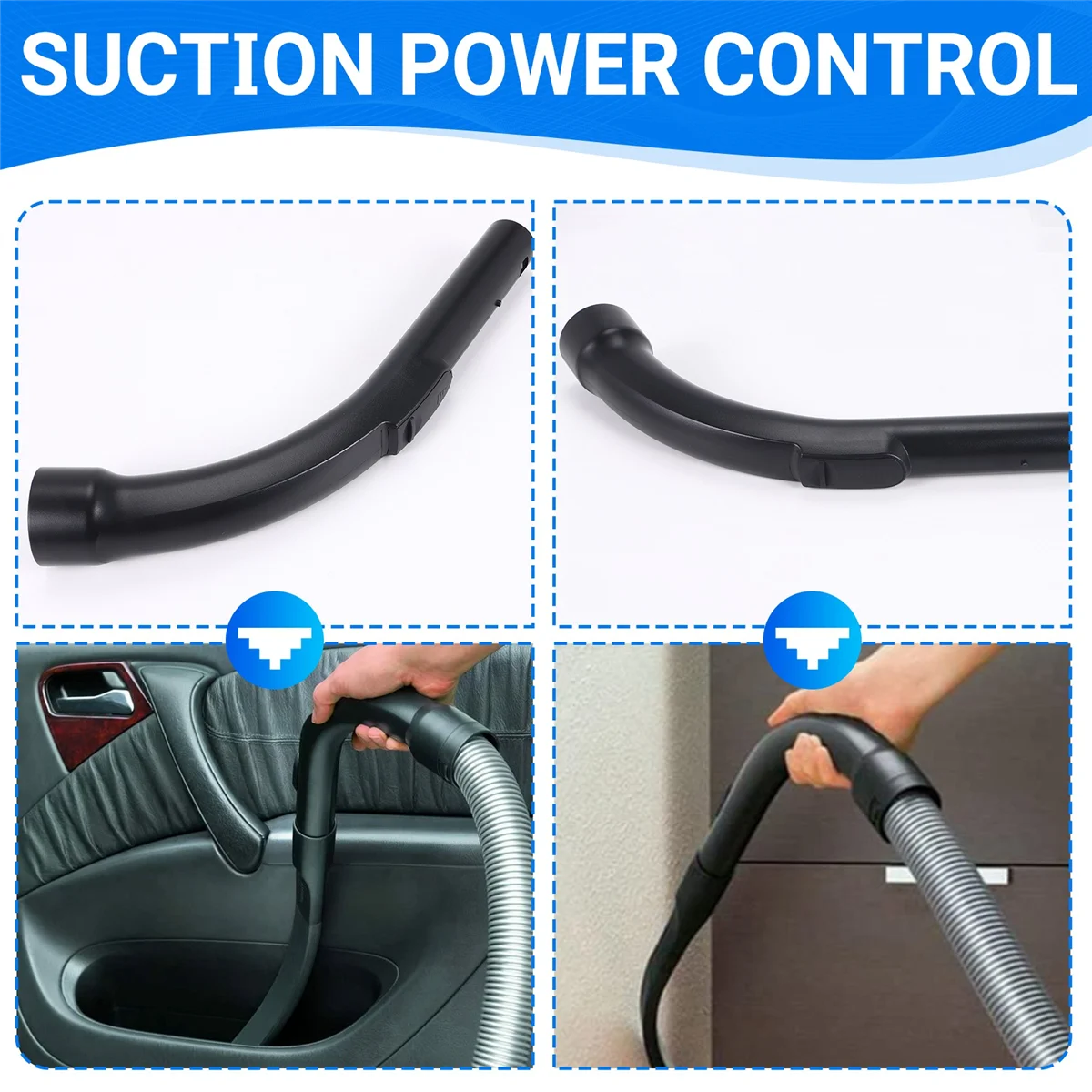 【B25B】Handle for Miele Vacuum Cleaner Replacement Parts Handle Tube Diameter 35 mm / 47 mm