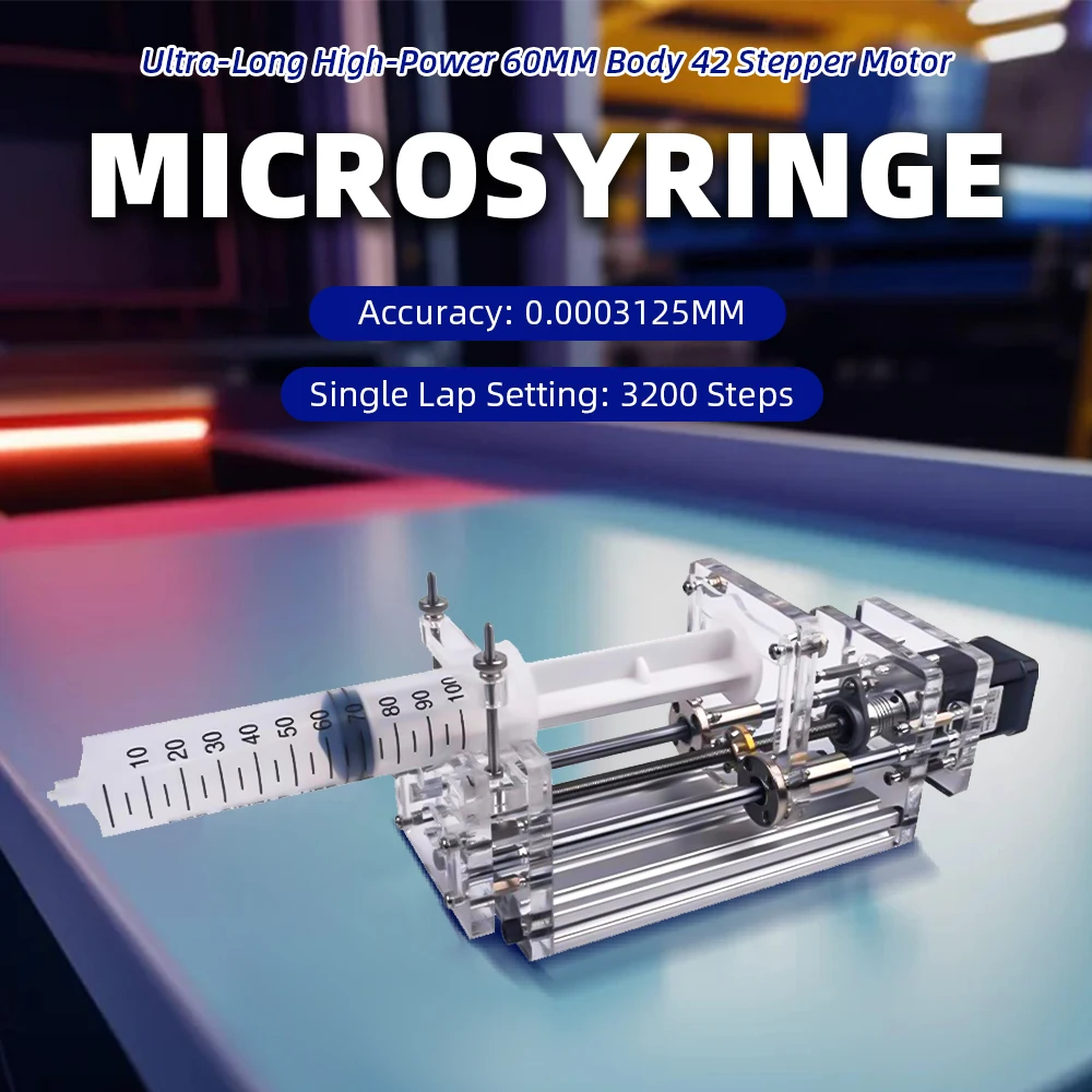 Mini Pumps Electric Syringe Pumps Stepper Laboratory Syringe Pumps High Precision Electric Liquid Drip Dispensers