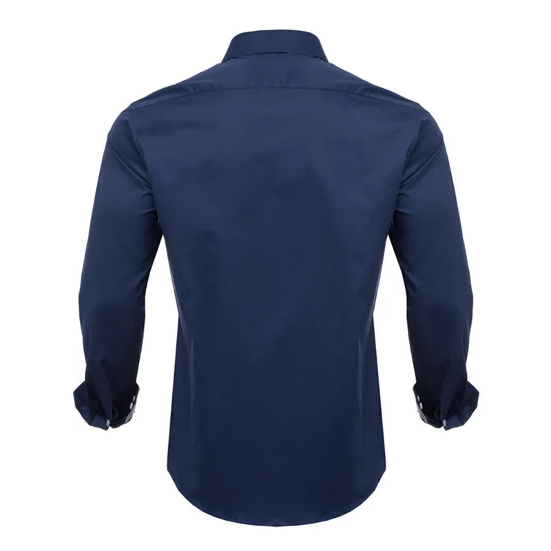 Visada juana 2019 Herren Langarm hemd hochwertige männliche lässige Tops Button-Down-Shirts y73