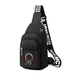 The New Simple Fashion Mini Breast Pocket Outdoor Leisure Bag Multi-function Large Capacity Storage Bag Mobile Phone Bag