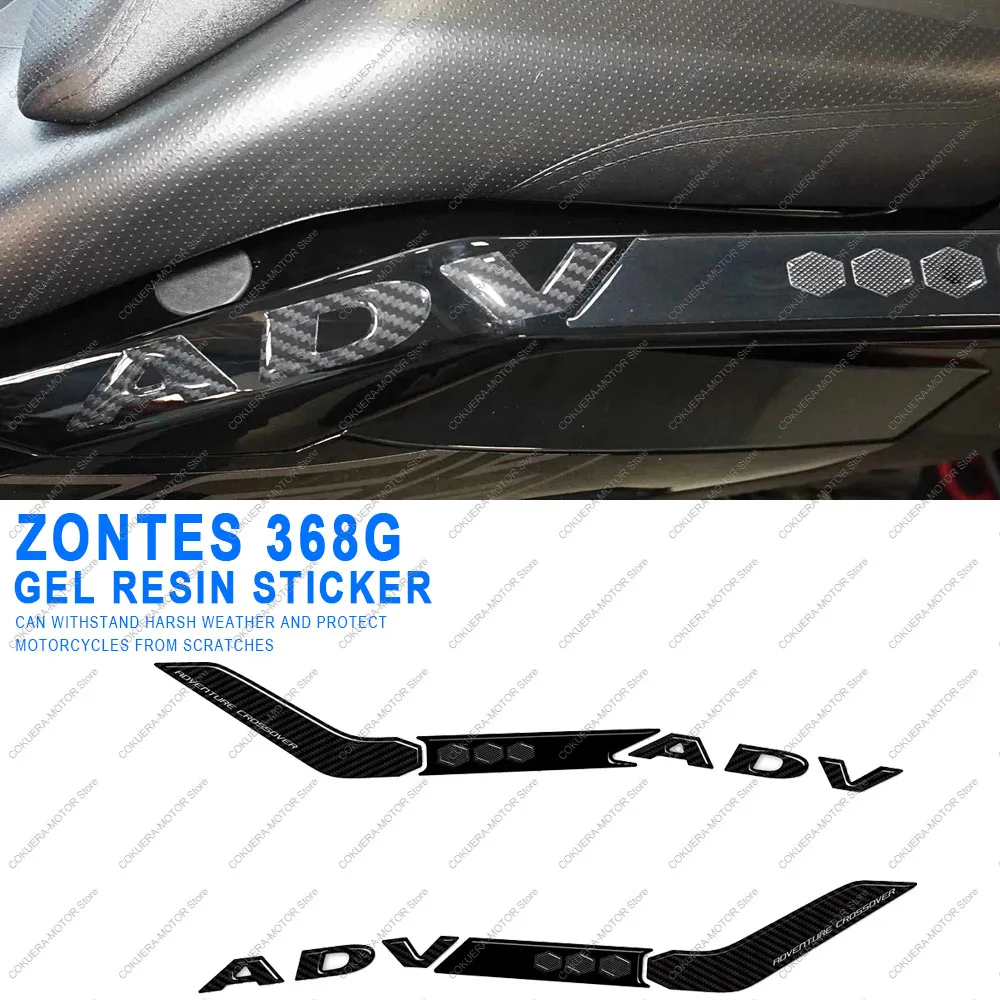 

Passenger Protection Stickers For ZONTES 368G 2025 3D Resin Protective Sticker Wear-Resistant Motorcycle Accessories