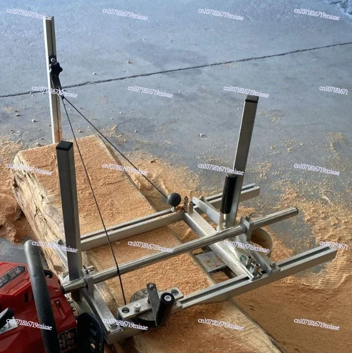 Log Cutting Auxiliary Wheels Winch For Chainsaw And Electric Saw Board Cutting Frame Tool