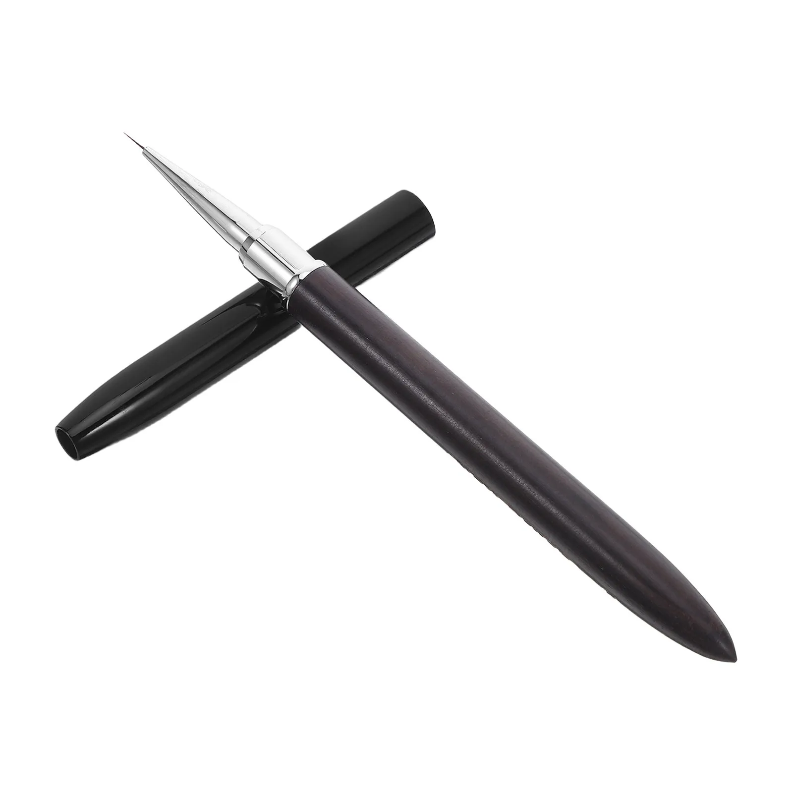 Brosse à ongles à revêtement fin, manche en bois de santal de 6Mm pour des motifs floraux précis et un Design d'ongles détaillé, longue durée