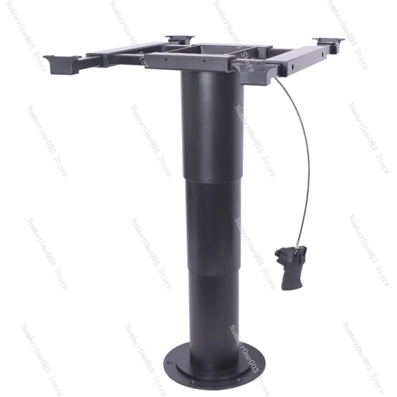 Pneumatic Raised RV Camper Adjustable Table Legs, Adjustable Height Table Base, Enables Table Top with Swivel and Slide Function