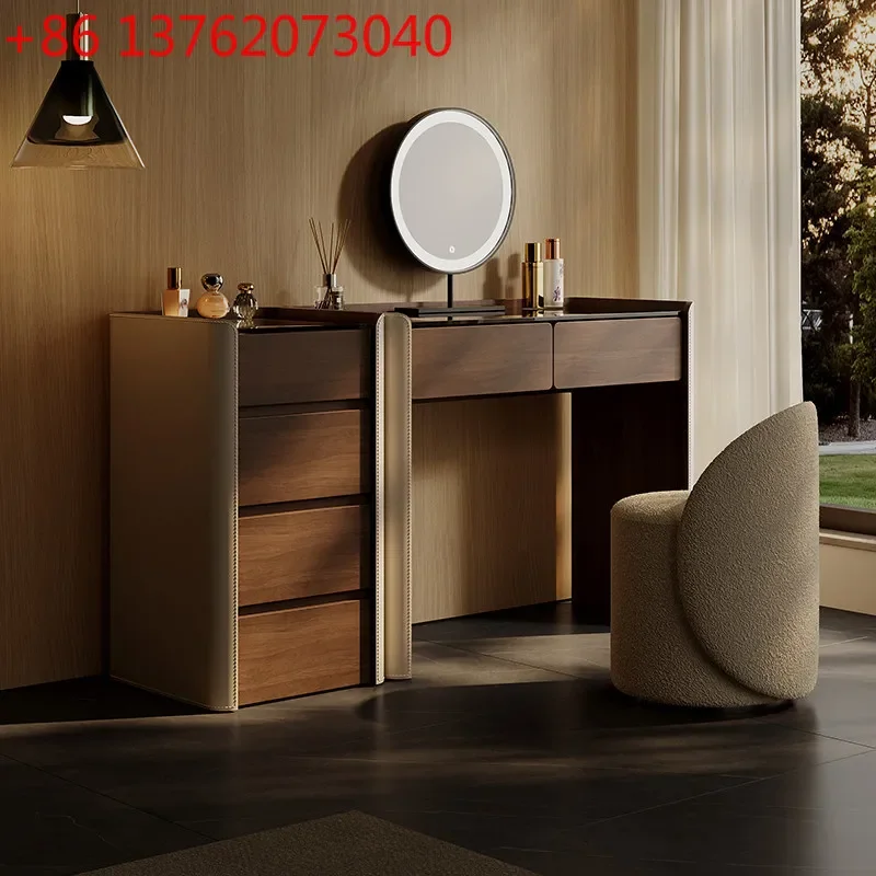 Bedroom Light Luxury Simple and Modern dressing table illuminated makeup dressing table vanity makeup desk furniture