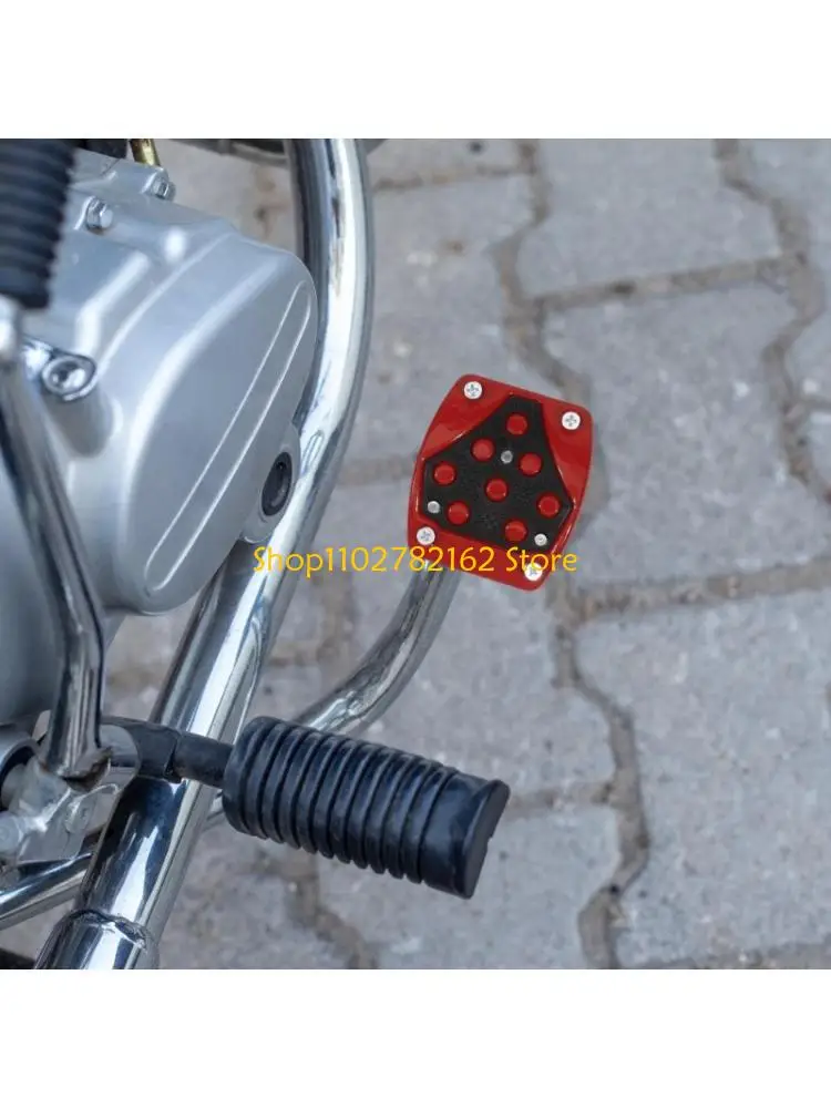 547B Quick Install Motorbike Brake Footrest Against Slide Grip Iron Plastic Building