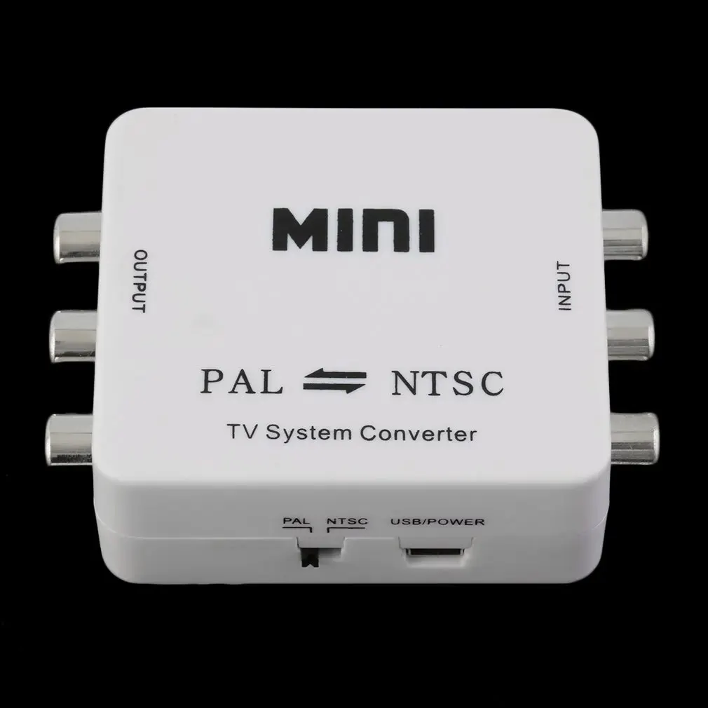 TV Video System Converter PAL NTSC SECAM To NTSC PAL Switcher Adapter Male-Female Unshielded Application IN Multimedia