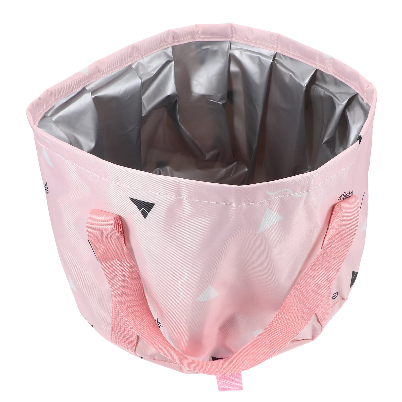 حوض استحمام قابل للطي محمول بسعة كبيرة حوض نقع للاستخدام المنزلي والسفر مقاوم للماء وقابل للطي لغسل القدم دلو حقيبة سبا للقدم