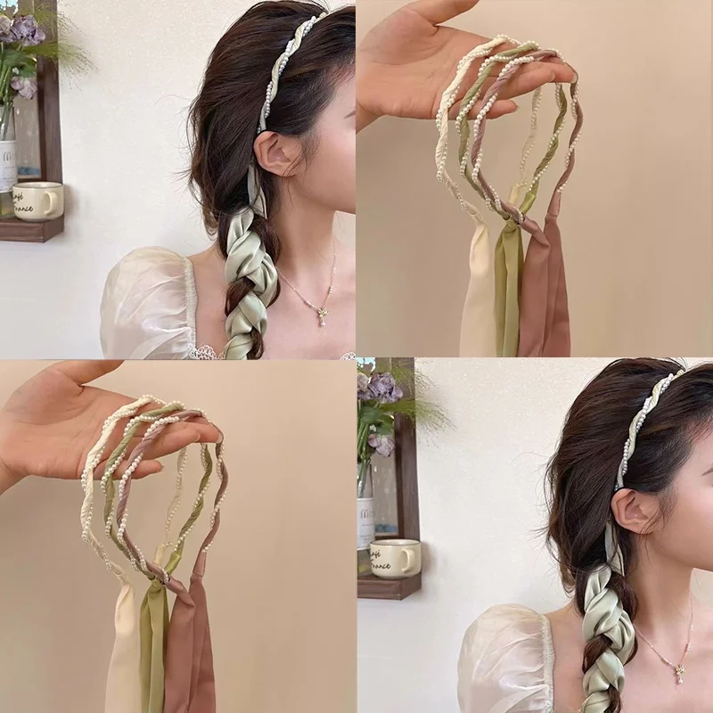 faixa-de-cabelo-feminina-elegante-de-cetim-com-perolas-nova-colecao-verao-2025-acessorio-de-cabelo-com-design-de-fita-fluida-e-trancada