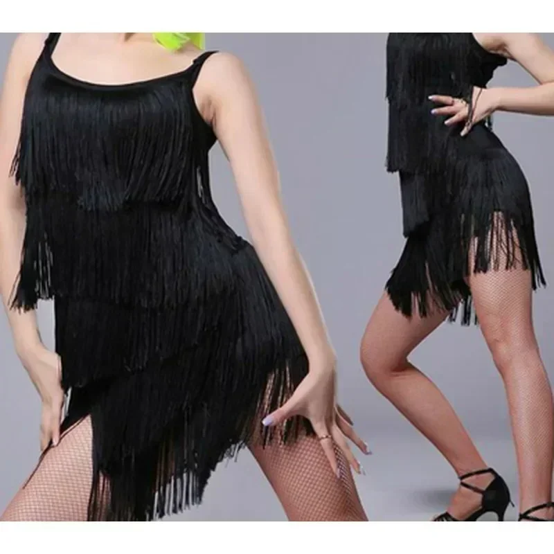 هالوين feminino فيستدو لاتينا الفقرة meninas borla franja salão السالسا التانغو dança padrão National Compirao trajes