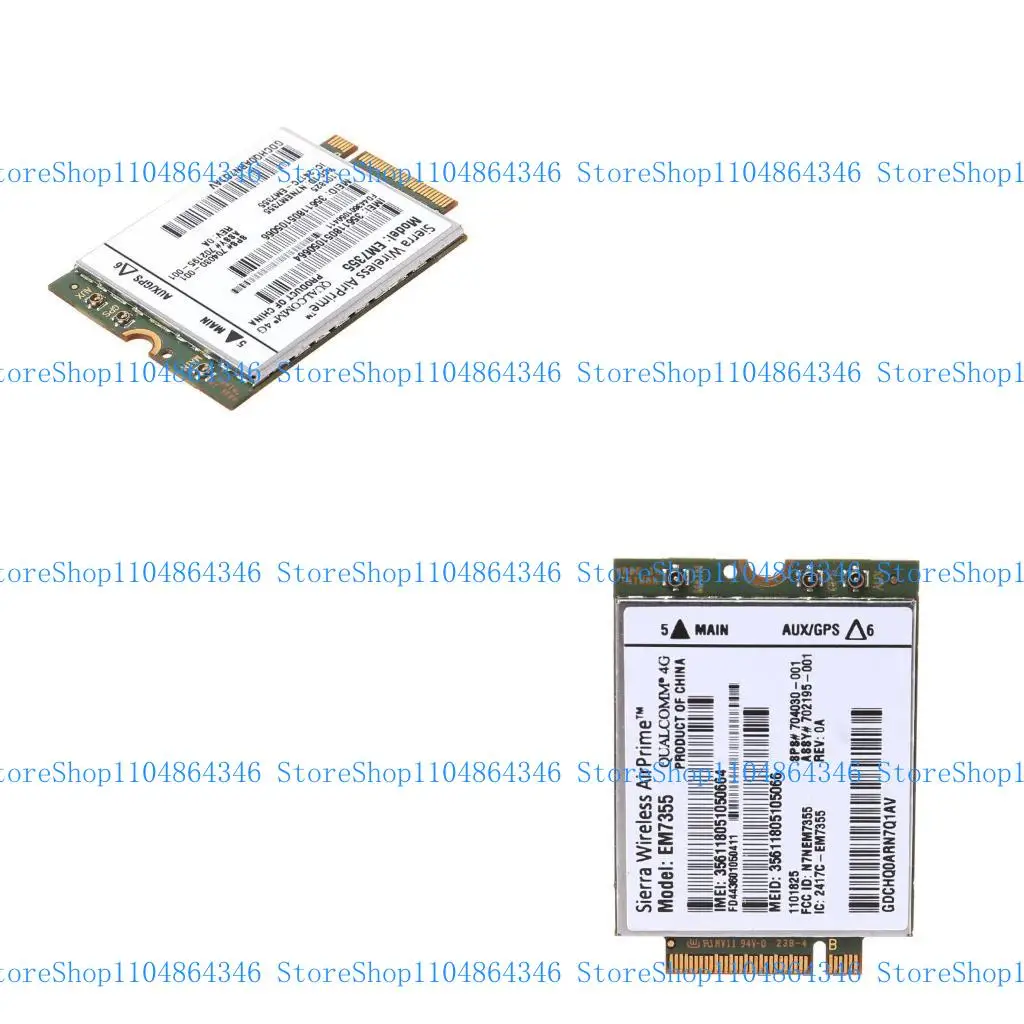 

5ASD 4G Модуль для LT4111 LTE WWAN CARD EM7355 GOBI5000 M.2 Сетевой разъем WWAN CARD