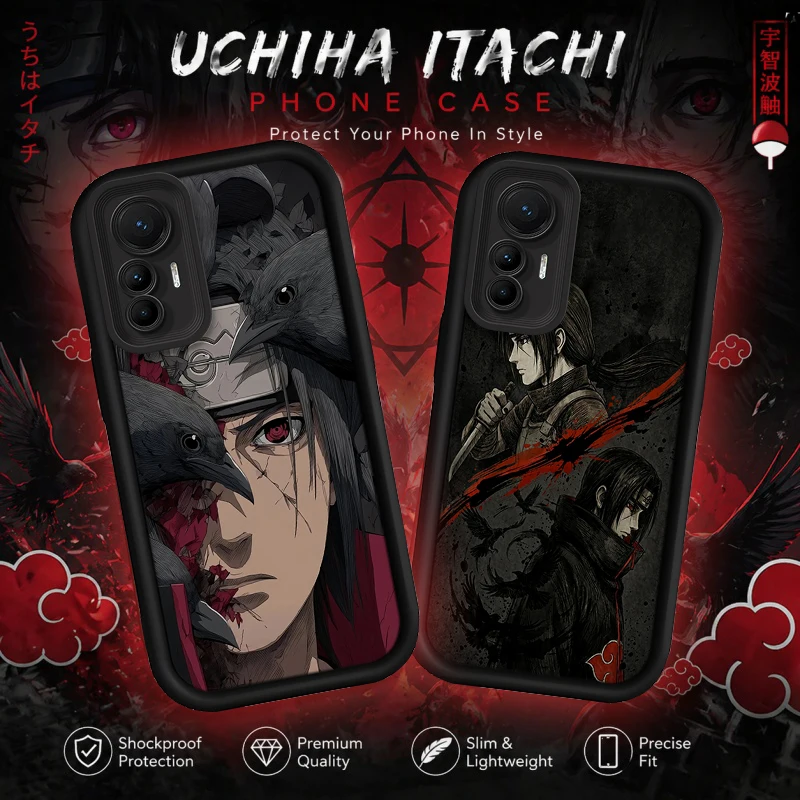 Funda con diseño de Naruto Itachi Crow Oil Ink para Xiaomi Mi 17 Pro Max 15 Ultra 14 13 12 12X 12S 11 Lite 5G NE 15T 14T 13T 12T 11T Pro