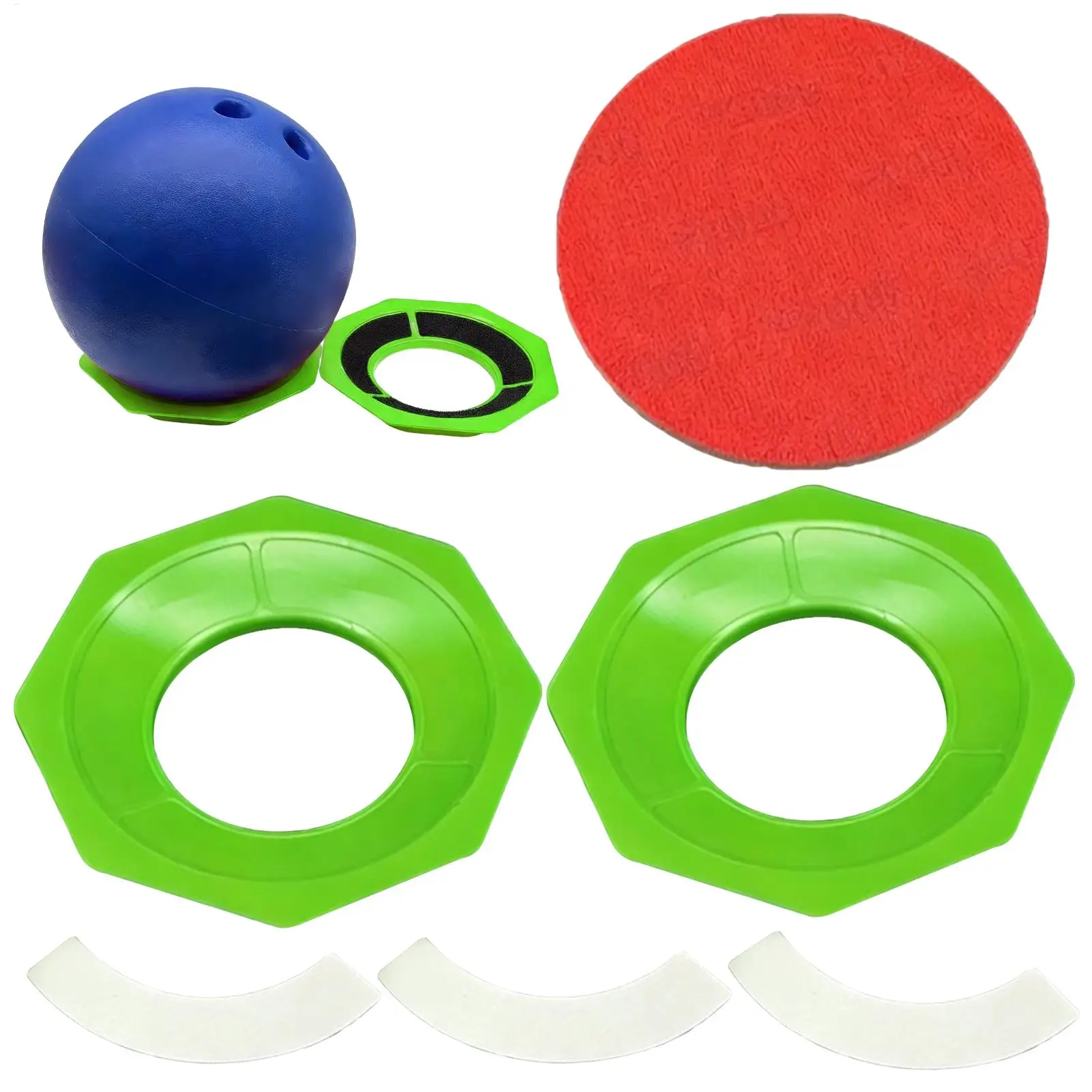 

Bowling Ball Holder 2 Pieces Precision Ergonomic Surfaces Maintenance Tool Bowling Ball Sander Pad for Son Daughter Family