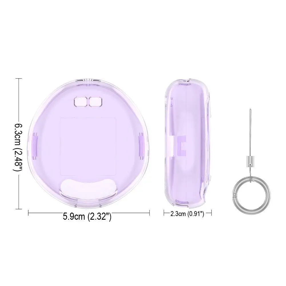  for Tamagotchi Replacement Shell Solid Color Transparent Protective Case Cover For Virtual Pet Game Machine Accessories
