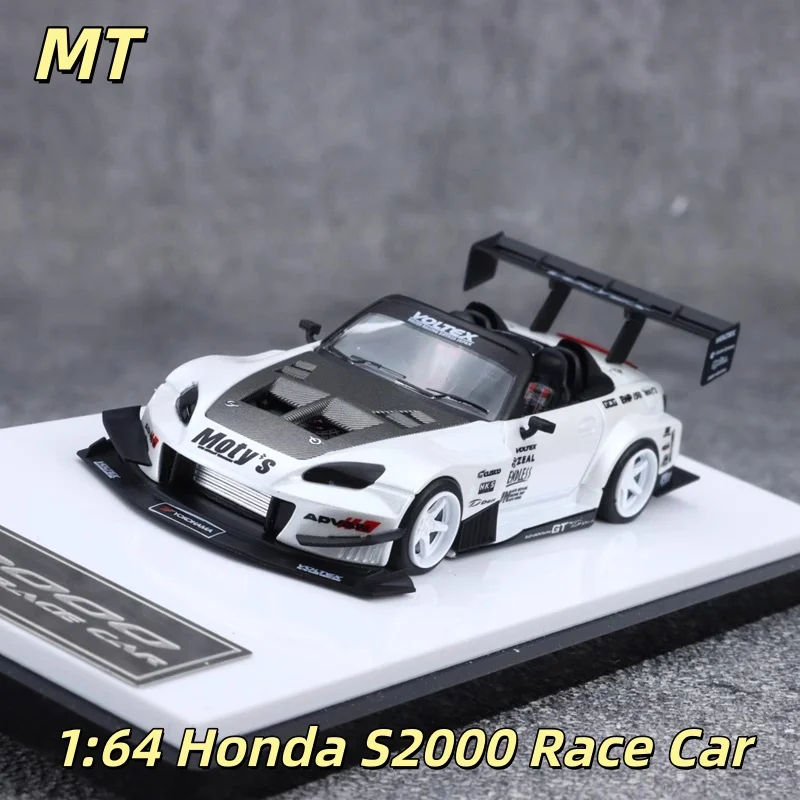 

MT 1:64 Honda S2000 Гоночный автомобиль Миниатюрная модель автомобиля из сплава, игрушка для мальчиков, детский подарок, коллекционное украшение для взрослых.