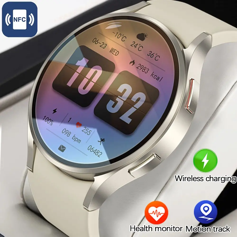 For Samsung Watch7 New Smart Watch Men GPS Motion Track BT Calling Health Monitoring Sport Mode IP68 Waterproof Smartwatch women