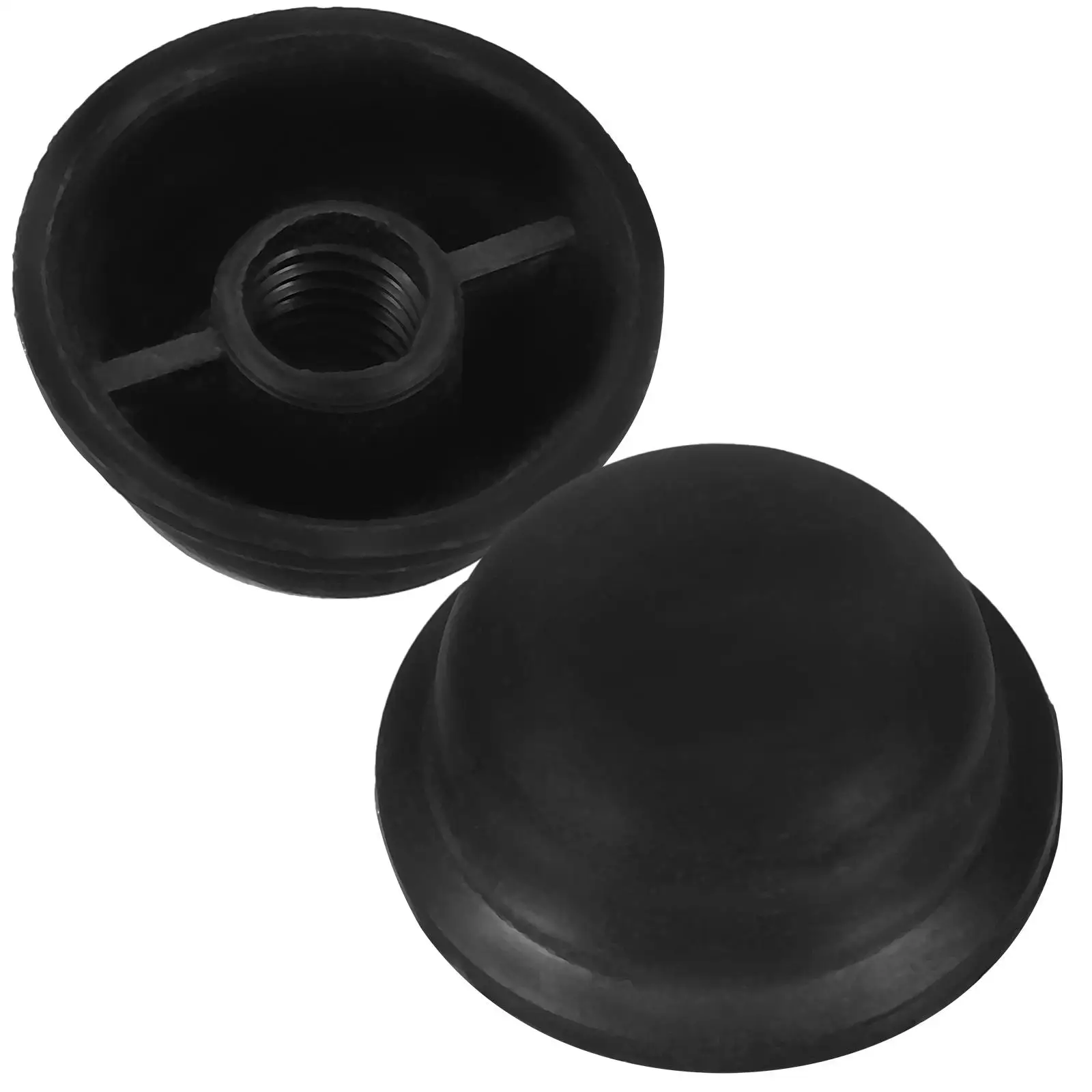 

2 Pcs Umbrella Hat Accessories Tops Caps Sun Tips Replacement Cover Plastic Covers