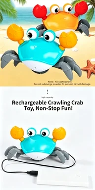Dancing Escaping Crab, Baby Tummy Time view 5