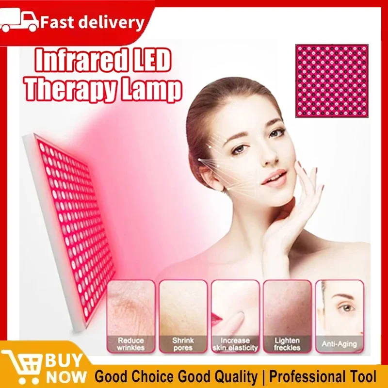 Red LED Phototherapy Combination Panel Beauty Panel Lamp 660nm/850nm Home Heating Lamp Instrument 45W Physiotherapy