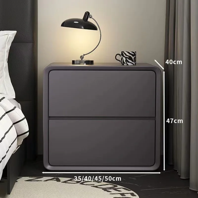 Solid wood bedside table Small storage bedroom Premium environmentally friendly bedside table