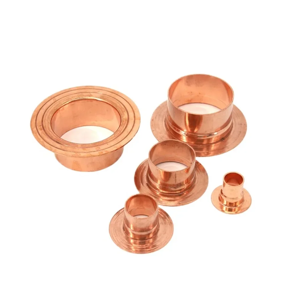 Flanging Flange Liner x 16-219mm ID Weld Socekt End Feed Solder Insert Couper Pure Copper Pipe Fitting Connector