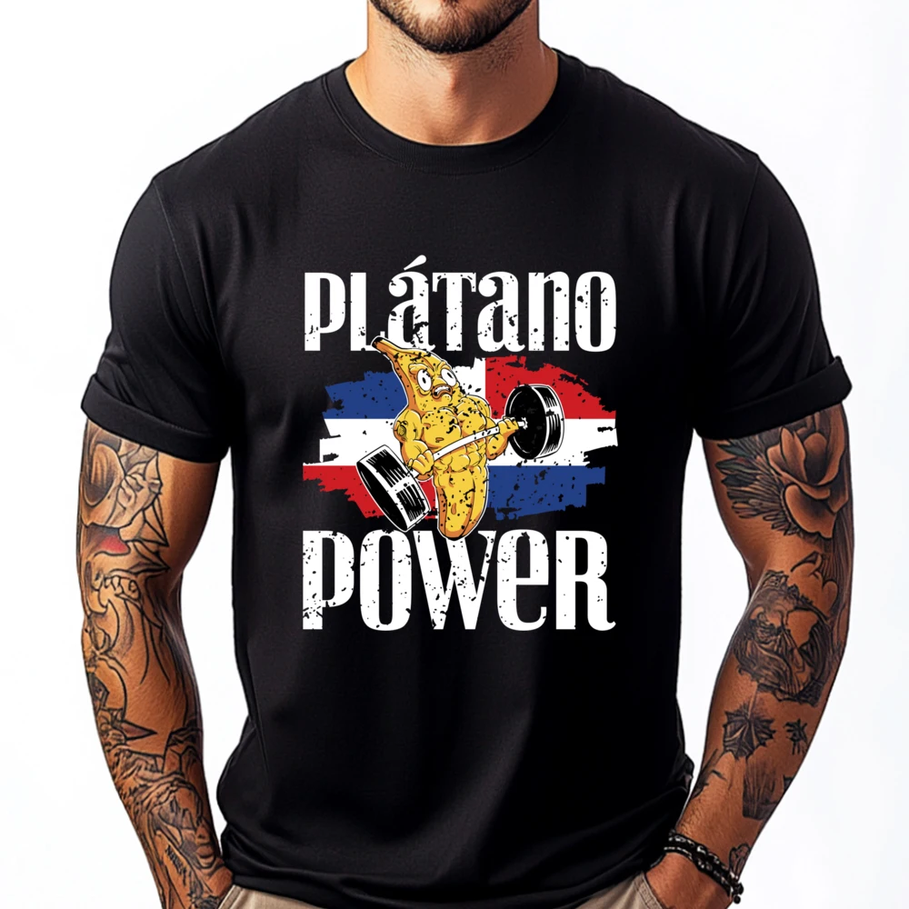 Dominican Republic Flag Republica Dominicana Streetwear Men Streetwear Men T-Shirts Vegan