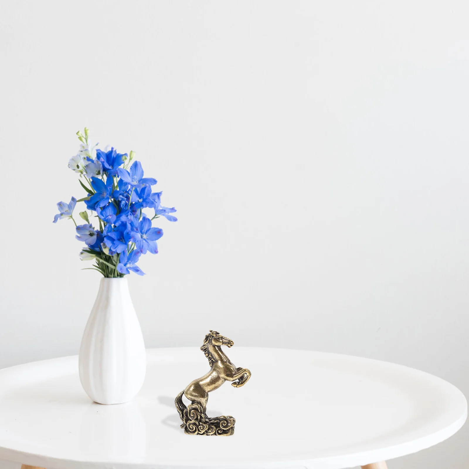 

Horse Shaped Copper Craft Decor Brass Horse Ornament For Desktop Home Office Vintage Animal Sculpture Lucky Gift Idea Fine