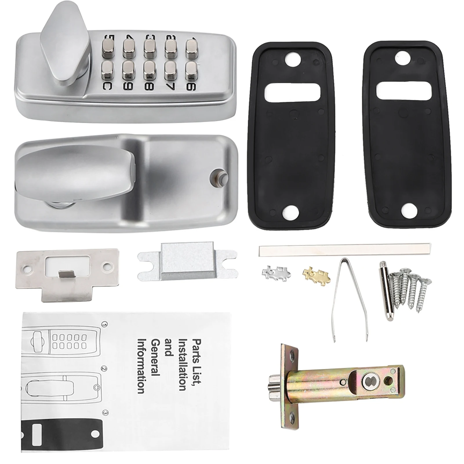 2 - 8 Digit  Combination Door Zinc Alloy Convenient Password Security Coded Lock Door Lock Password Lock Security Coded Lock