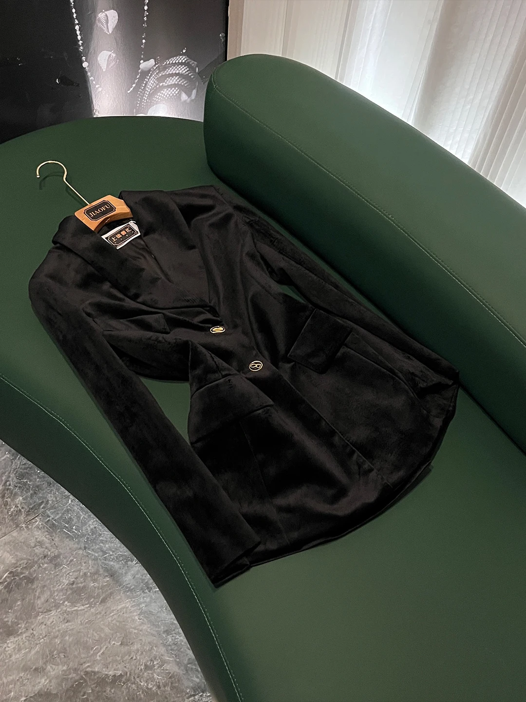 

Ele Faion, приталенный женский костюм Jaet, зима 202, высококачественный дизайн, длинная офисная одежда све, классический цвет воротника