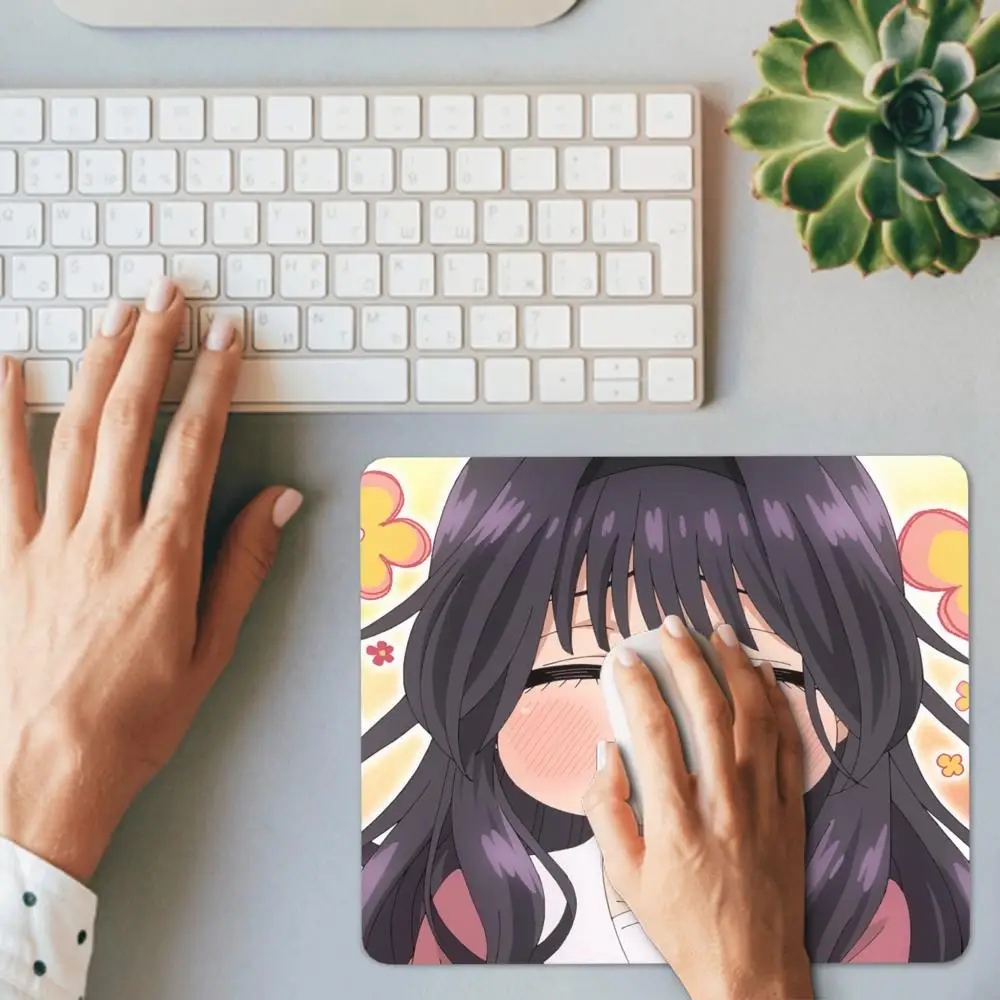 زهرة عطرة تتفتح مع كرامة Kaoruko Waguri ماوس الوسادة أنيمي ألعاب الكمبيوتر XS لعبة مكتب الملحقات لوحة المفاتيح