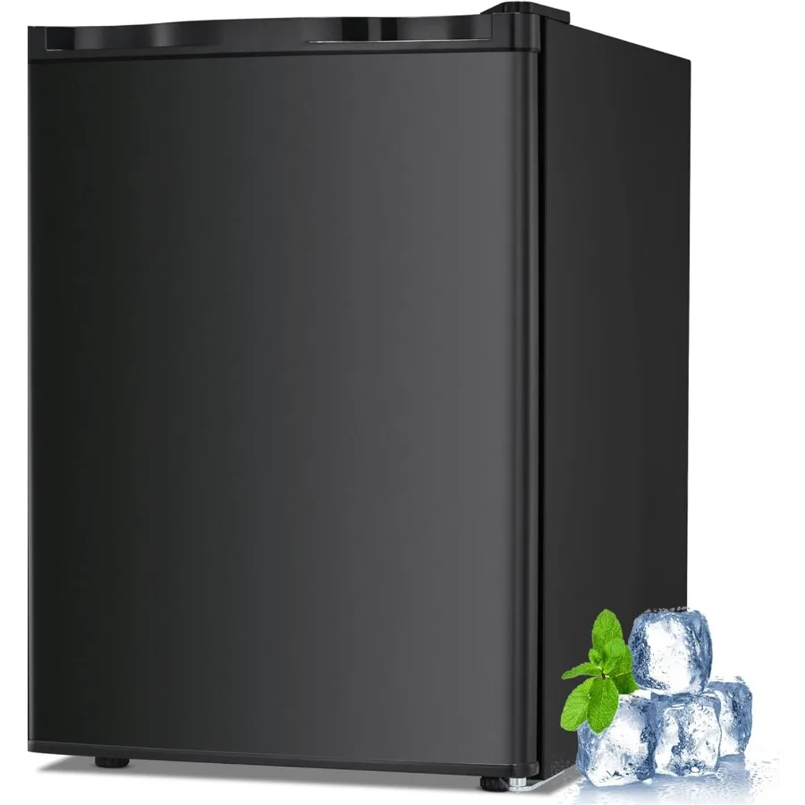 2,1 pés cúbicos pequeno congelador vertical compacto mini freezer com prateleiras removíveis termostato ajustável dobradiça de porta reversível silencioso o