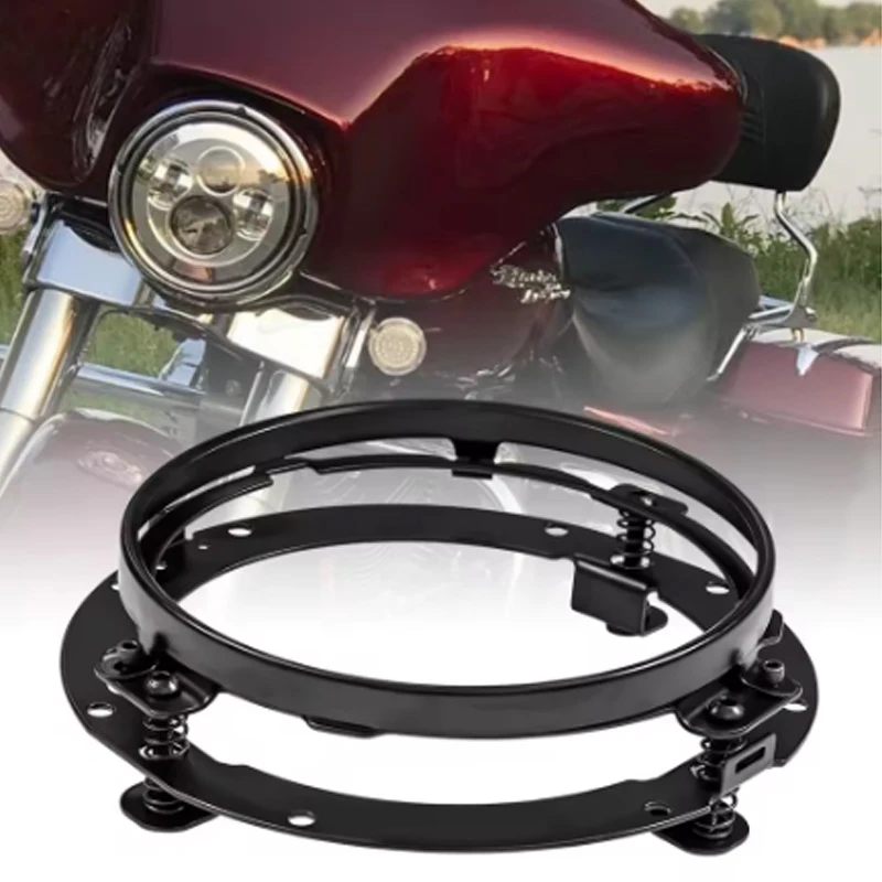 7 Inch Round LED Headlight Mounting Bracket Ring For Car Wrangler JK Suzuki Samurai for Harley Motorcycle 7