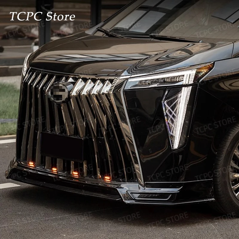 For GAC Motor GAC M8 Master Emperor/E9 PHEV Accessories Car Front 4LED Grille Light Smoked Amber Grille Lights Running Lamp red